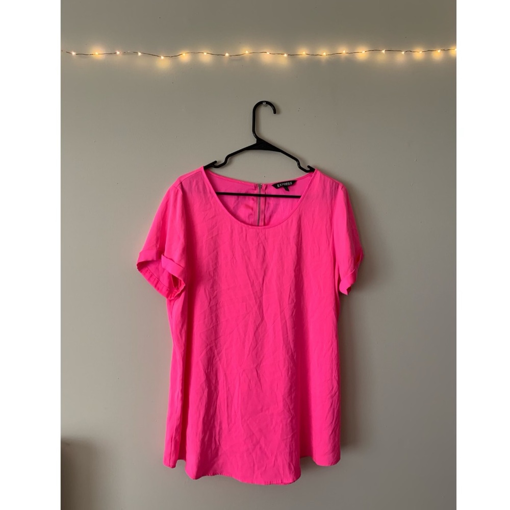 Silky Pink Express Blouse XL (NWOT)